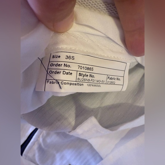 JOE Joseph Abboud Slim Fit Suitnew with tag customized 36S blue formal - Picture 4 of 16